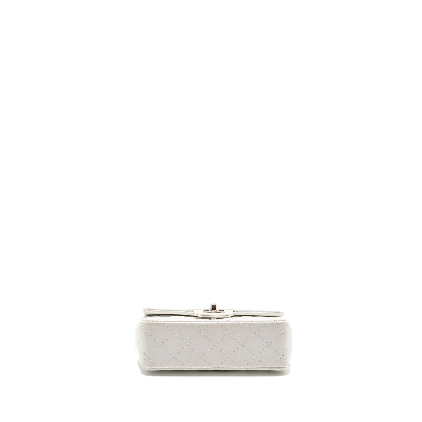 Chanel mini Rectangular Bag Flap Bag Caviar White