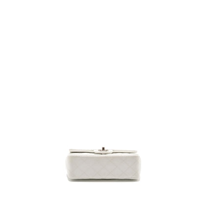 Chanel mini Rectangular Bag Flap Bag Caviar White