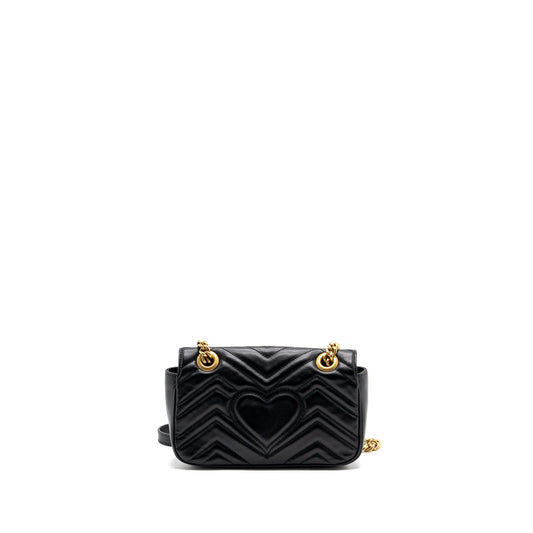 Gucci mini marmont bag calfskin black