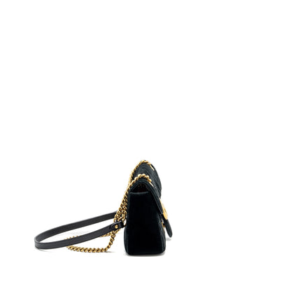Gucci Small GG Marmont Bag Velvet Black