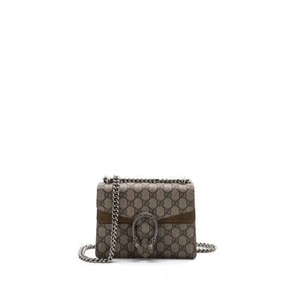Gucci Dionysus Mini Bag GG Supreme Canvas Beige SHW