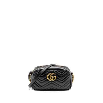 Gucci Marmont Camera Bag Calfskin Black