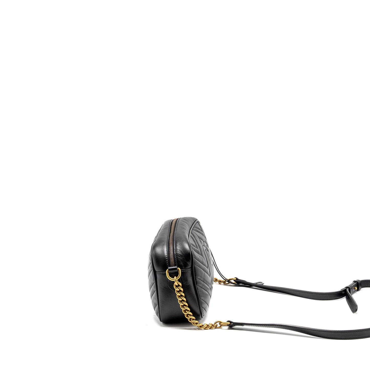 Gucci Marmont Camera Bag Calfskin Black