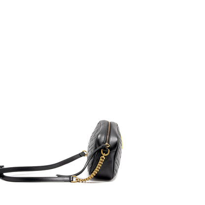 Gucci Marmont Camera Bag Calfskin Black