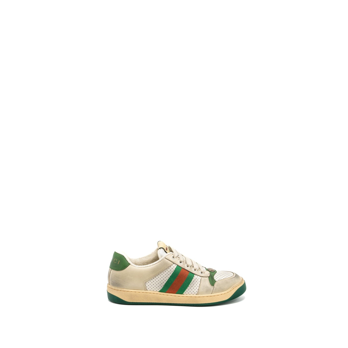 Gucci size 38 women’s Screener Leather Trainer / sneakers multicolour