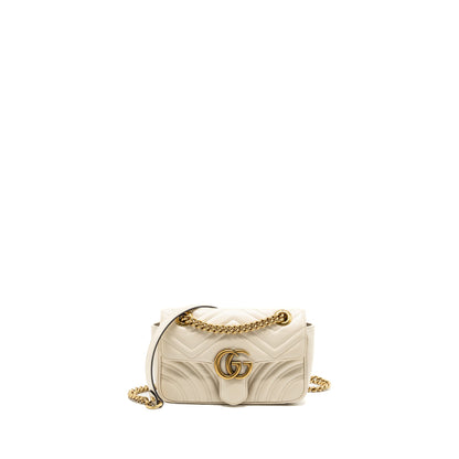 Gucci Mini Marmont bag calfskin white