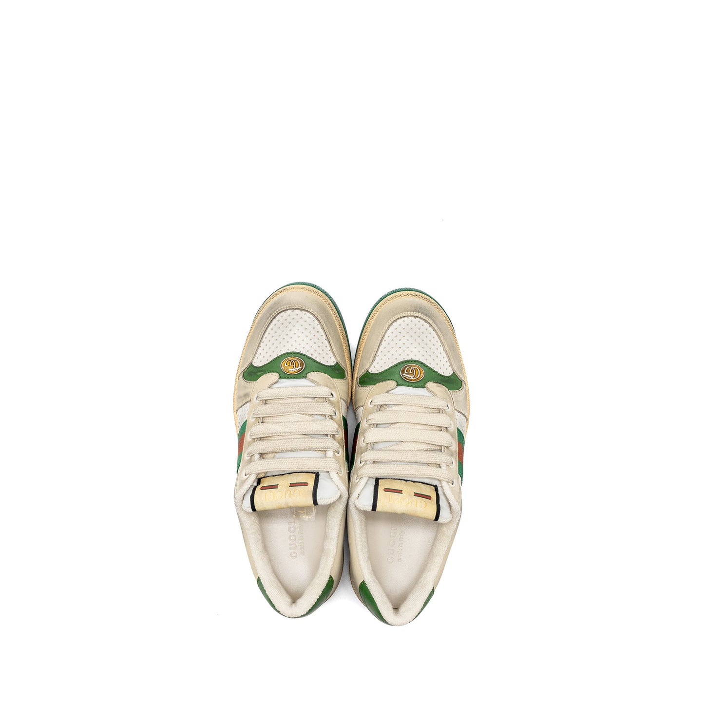 Gucci size 38 women’s Screener Leather Trainer / sneakers multicolour