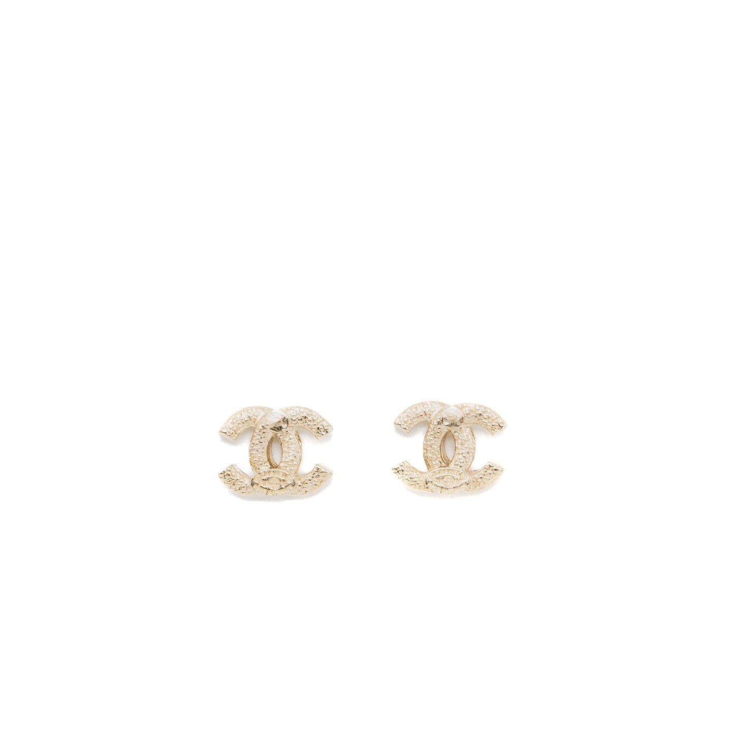 Chanel CC logo earring L