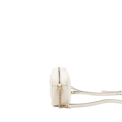 Gucci GG Marmont Camera Shoulder Bag Calfskin White