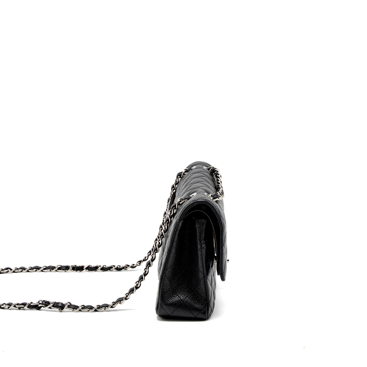 Chanel Medium Classic Double Flap Bag Caviar Black