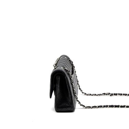 Chanel Medium Classic Double Flap Bag Caviar Black