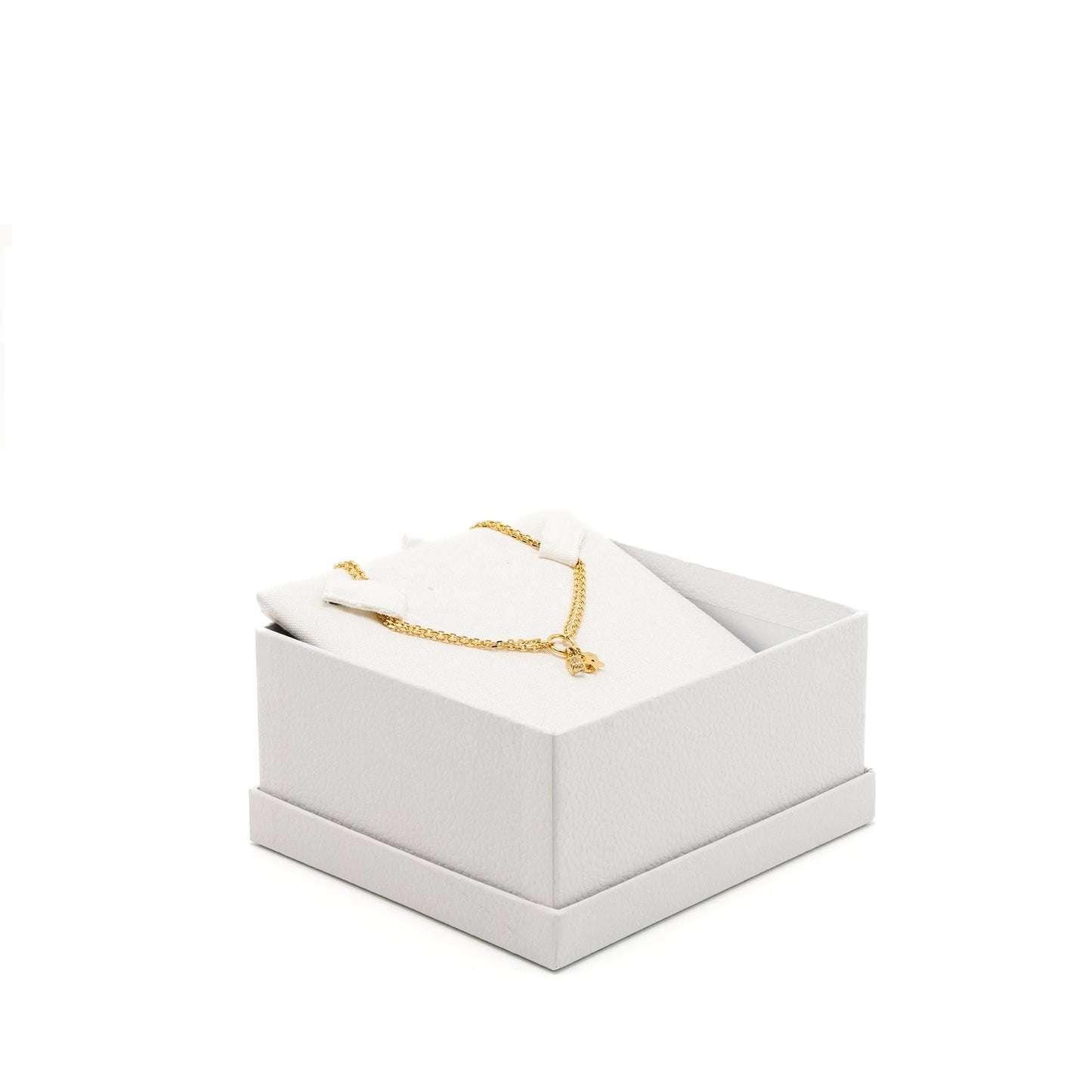 Dior CD and Star Necklace Crystal Gold Tone