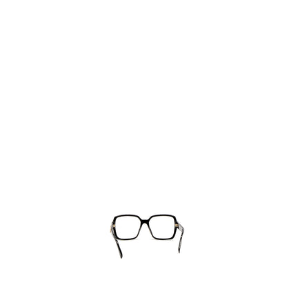 Chanel 5408-A Square Glasses Frame Letter Black