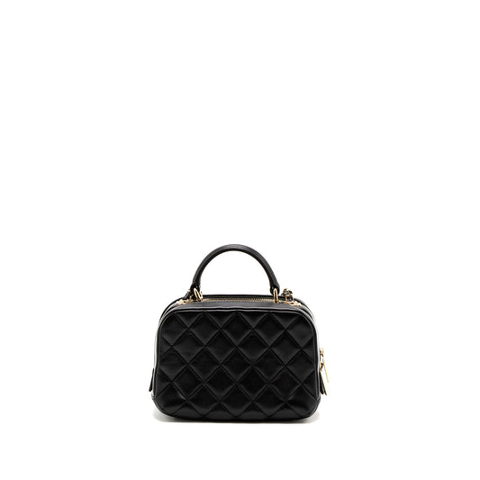 Chanel Trendy CC Top Handle Vanity Bag Lambskin Black