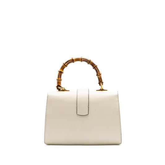 Gucci Bamboo Top Handle Dionysus Flap Bag Calfskin White/Multicolour