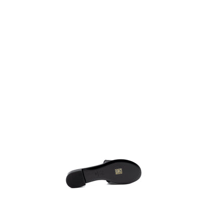 Chanel Size 38 CC Logo Sandals Black