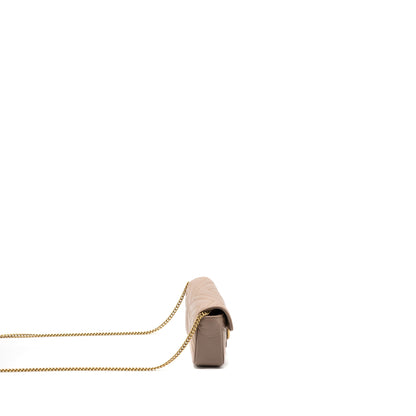 Gucci super mini GG Marmont bag calfskin beige