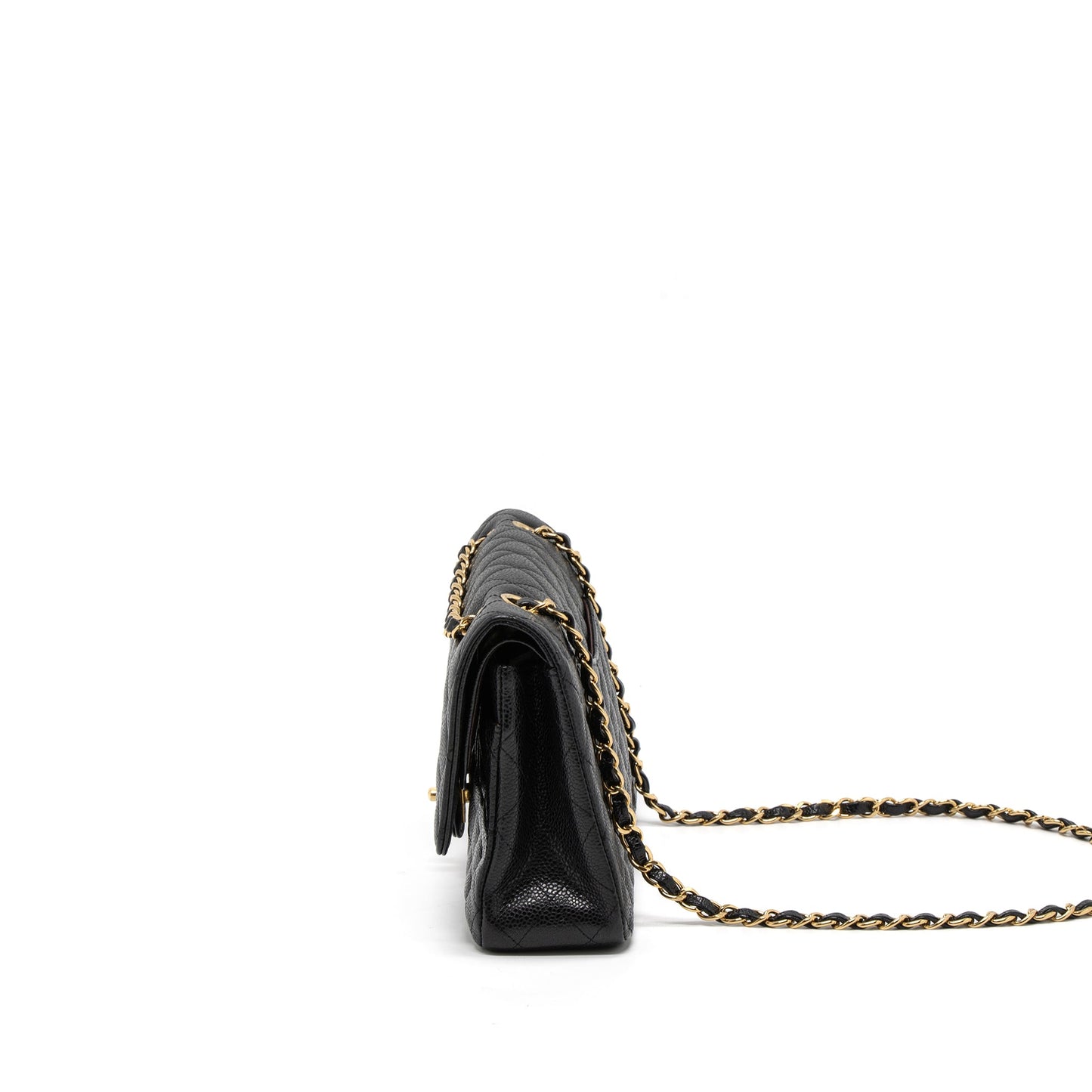 Chanel Medium Classic Double Flap Bag Caviar Black