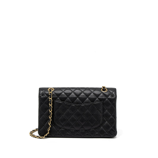 Chanel Medium Classic Double Flap Bag Caviar Black
