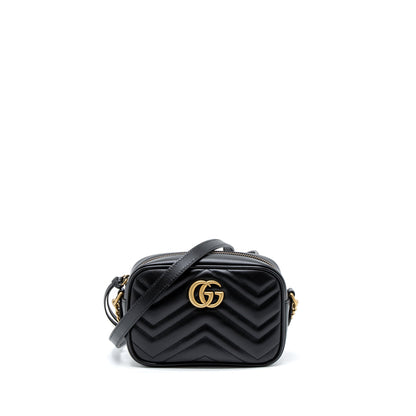 Gucci GG Marmont Matelasse Mini Bag Calfskin Black