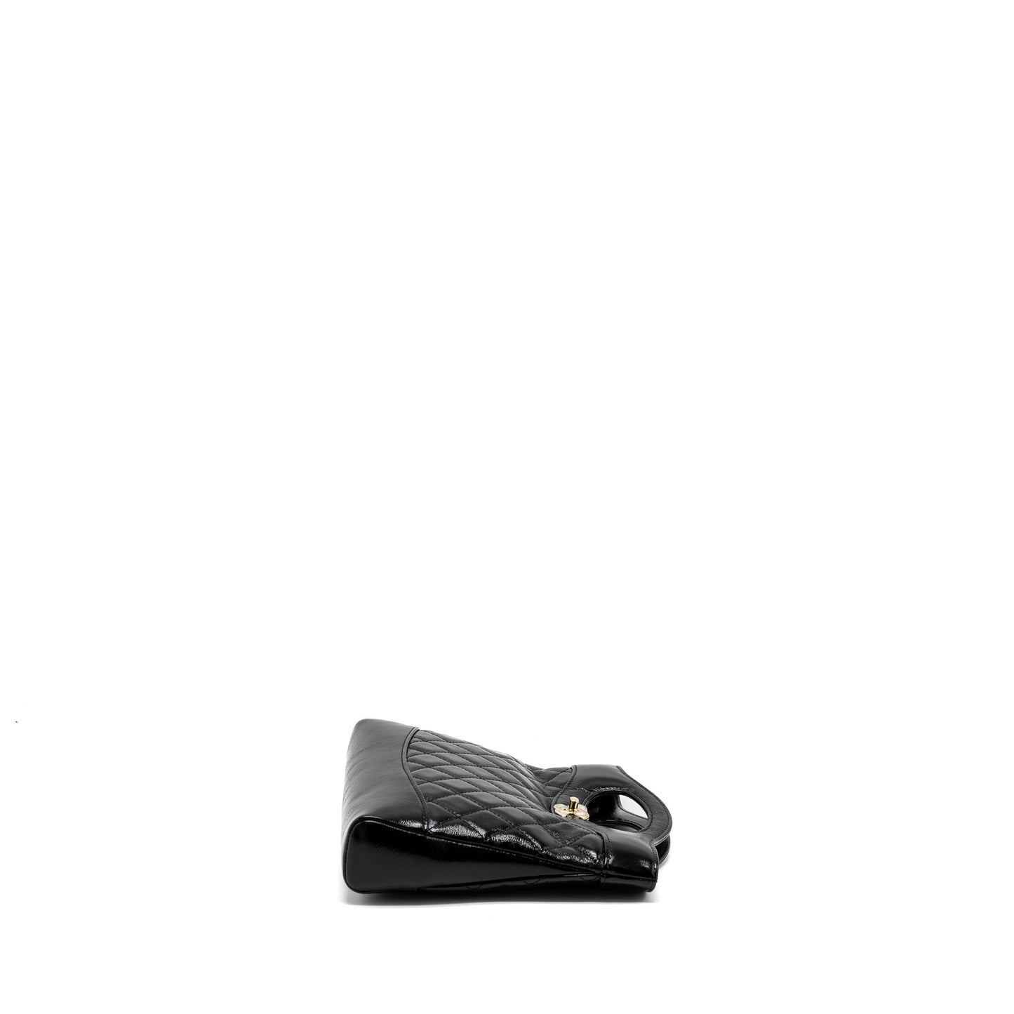 Chanel 24S Mini 31 Bag shiny Lambskin black  (microchip)