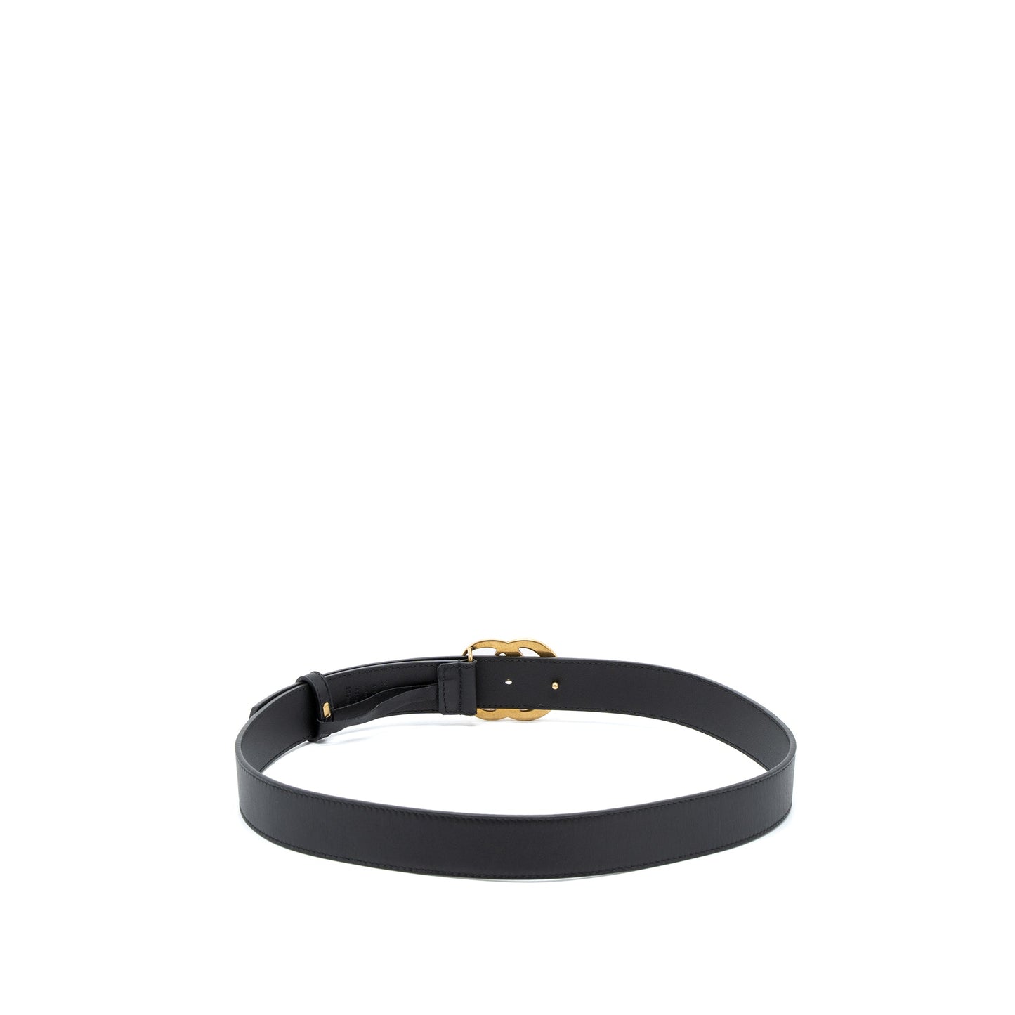 Gucci Size 85 GG Marmont Leather Belt Black