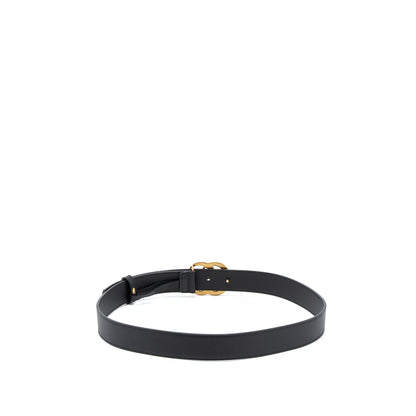 Gucci Size 85 GG Marmont Leather Belt Black