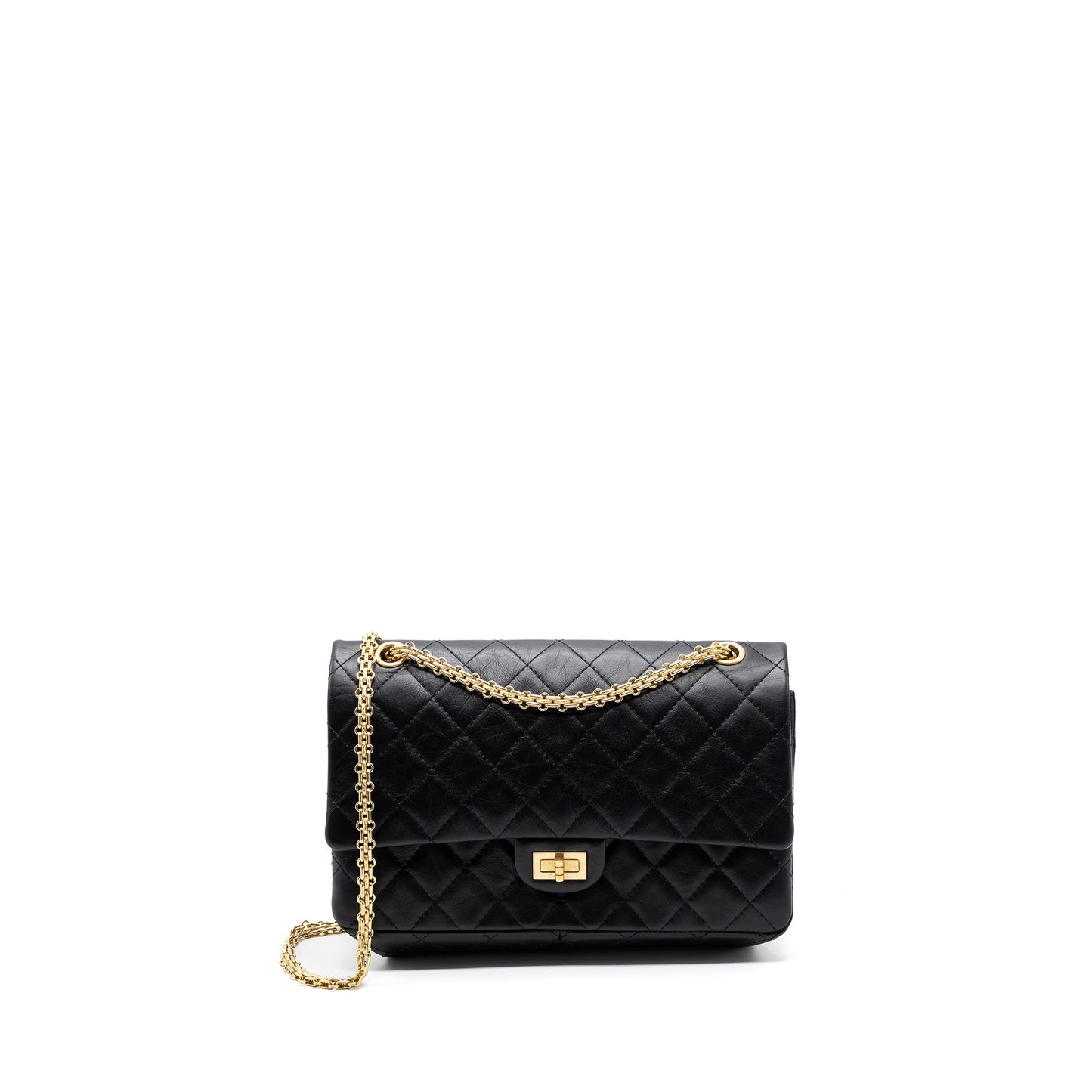 Chanel 2.55 226 Reissue Flap bag aged calfskin black