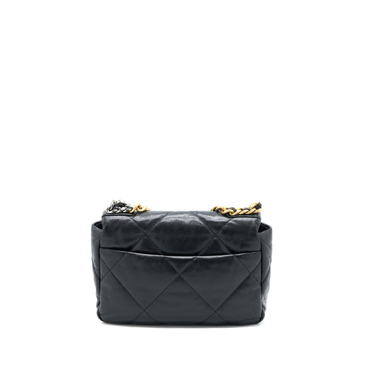 Chanel Small 19 Bag Goatskin Black