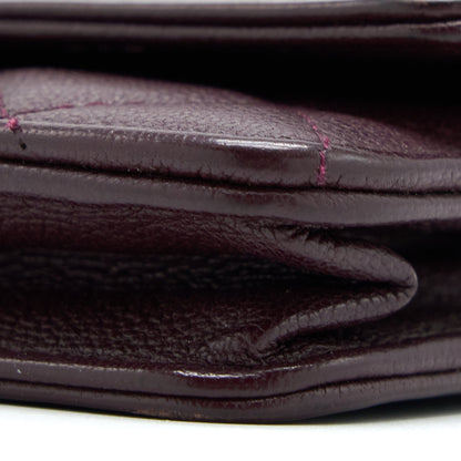 Chanel Boy Wallet on Chain Caviar Burgundy