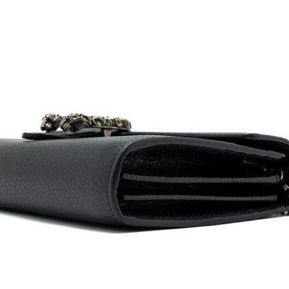 Gucci Dionysus Mini Chain Bag Calfskin Black SHW