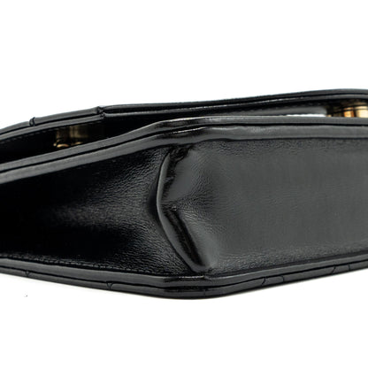 Chanel 24C 31 wallet on chain shiny calfskin black L (Microchip)