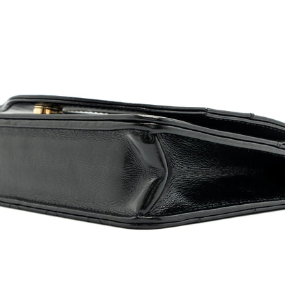 Chanel 24C 31 wallet on chain shiny calfskin black L (Microchip)