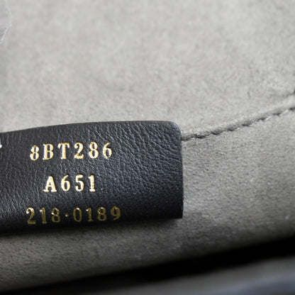 FENDI Kan I F Zucca Leather Shoulder Bag Brown