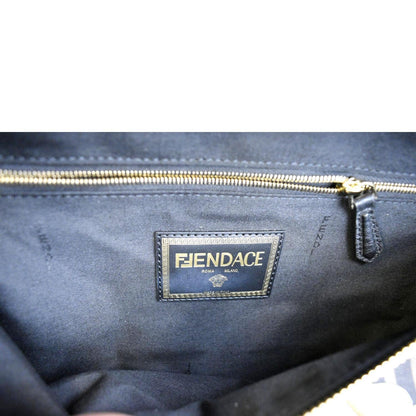 FENDI X Versace FF Baroque Nylon Belt Bag Gold