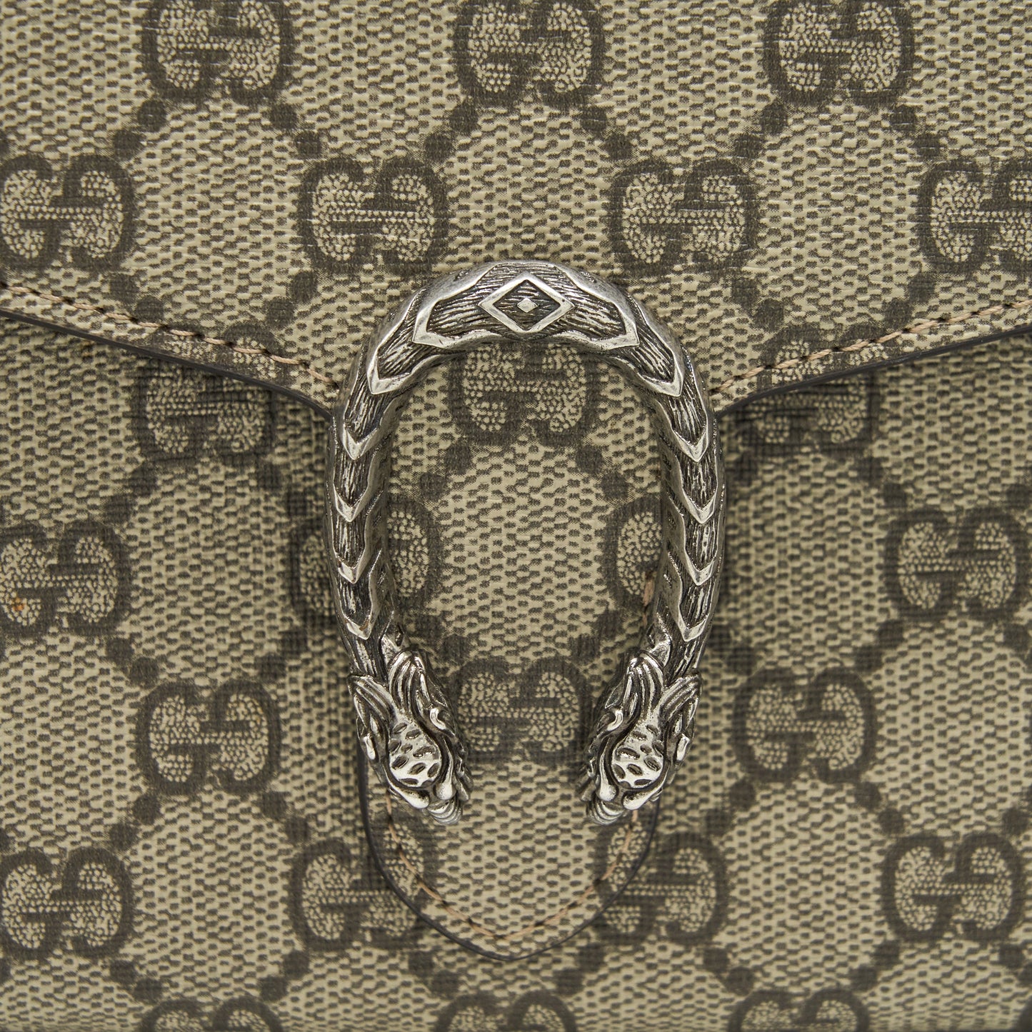 Gucci Dionysus Wallet On Chain GG supreme Canvas SHW