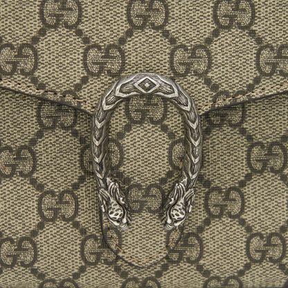 Gucci Dionysus Wallet On Chain GG supreme Canvas SHW
