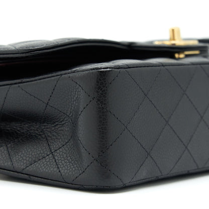 Chanel Medium Classic Double Flap Bag Caviar Black
