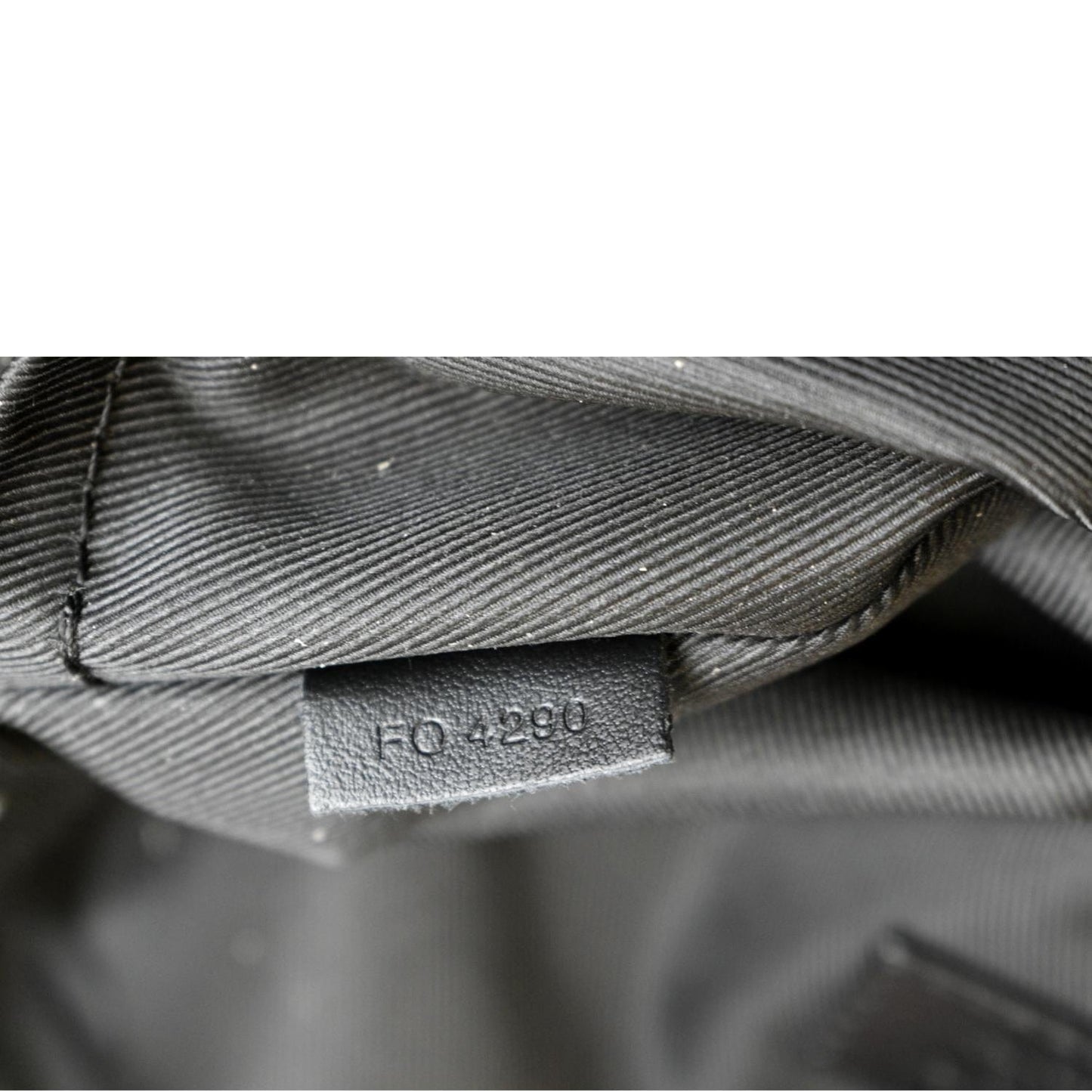 LOUIS VUITTON Dean Monogram Macassar Canvas Backpack Bag Black