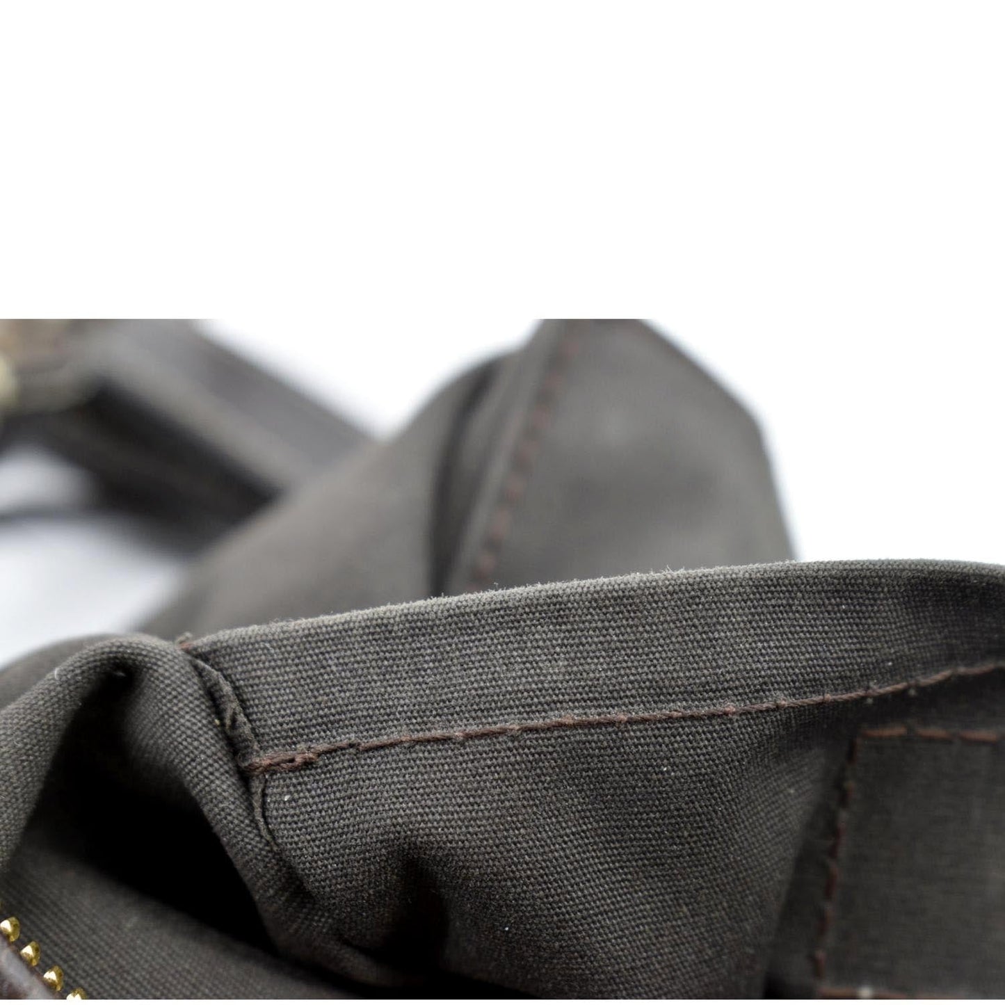 LOUIS VUITTON Manon PM Mini Lin Monogram Hobo Bag Brown