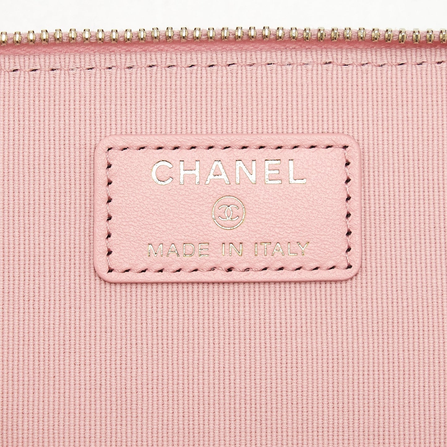 Chanel 22C Long Vanity with Chain Caviar Light Pink L