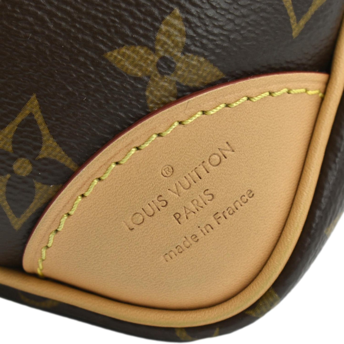 LOUIS VUITTON Odeon PM Monogram Canvas Crossbody Bag Natural