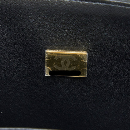 Chanel Medium Classic Flap Bag Lambskin Black R (Microchip)
