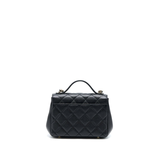 Chanel Small Business Affinity Caviar Black L (Microchip)