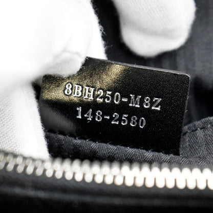 FENDI 2 Jours Patent Leather Shoulder Bag Black