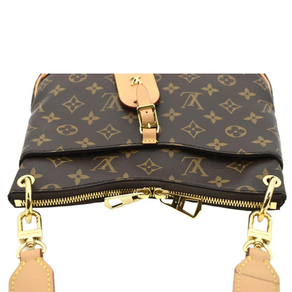 LOUIS VUITTON Odeon PM Monogram Canvas Crossbody Bag Natural