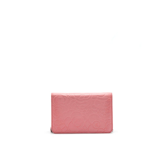 Chanel Camelia Wallet on chain Pink