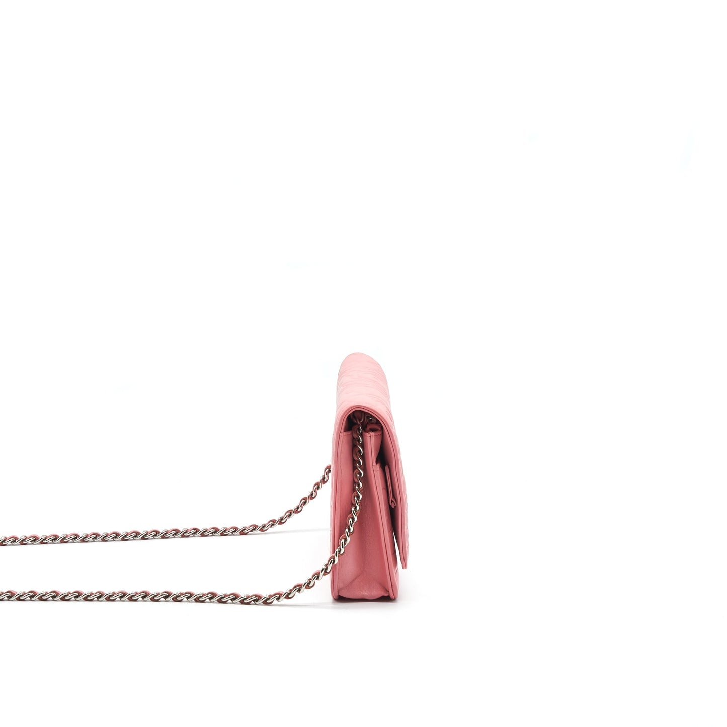 Chanel Camelia Wallet on chain Pink
