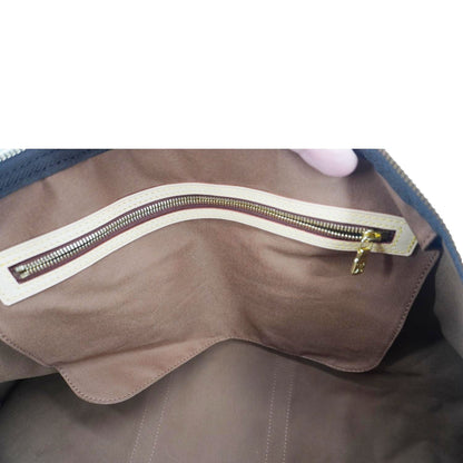 LOUIS VUITTON Keepall 55 Bandouliere Monogram Canvas Travel Bag Brown