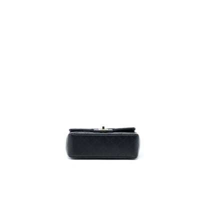 Chanel Mini Rectangular with coco bag charm Limited Edition Lambskin Black L